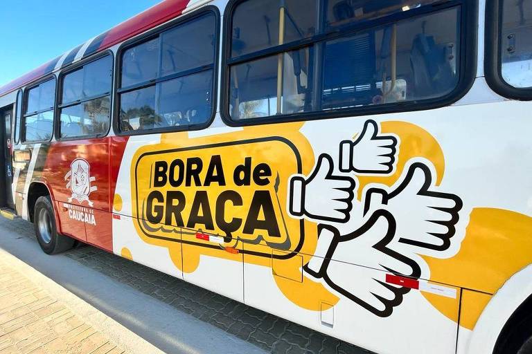 Ônibus na cidade de Caucaia (CE), a maior do país a adotar a tarifa zero