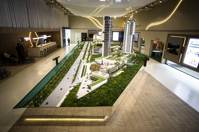 O investimento total da Benx na produção da maquete do Parque Global superou os R$ 4 milhões