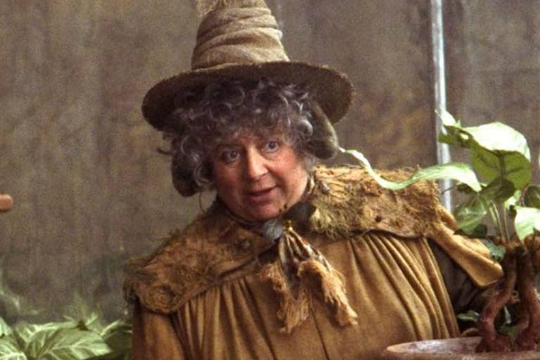 Miriam Margolyes, a Sprout em 'Harry Potter 2' 