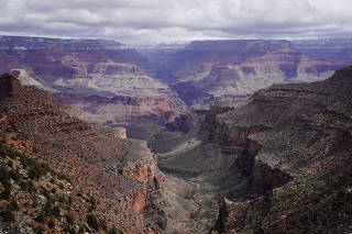 A section of the Grand Canyon near the Colorado River, March 2023. (Raymond Zhong/The New York Times)