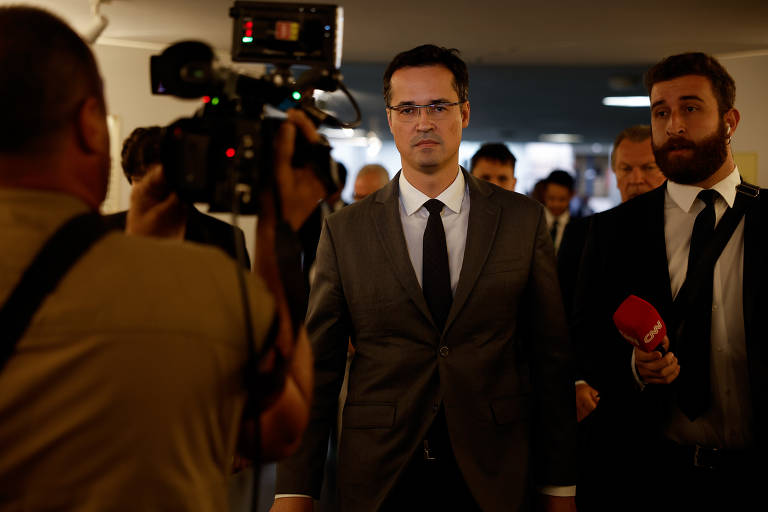 O ex-deputado Deltan Dallagnol em Brasília