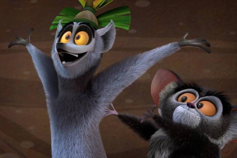 Rei Julian no filme "Madagascar"