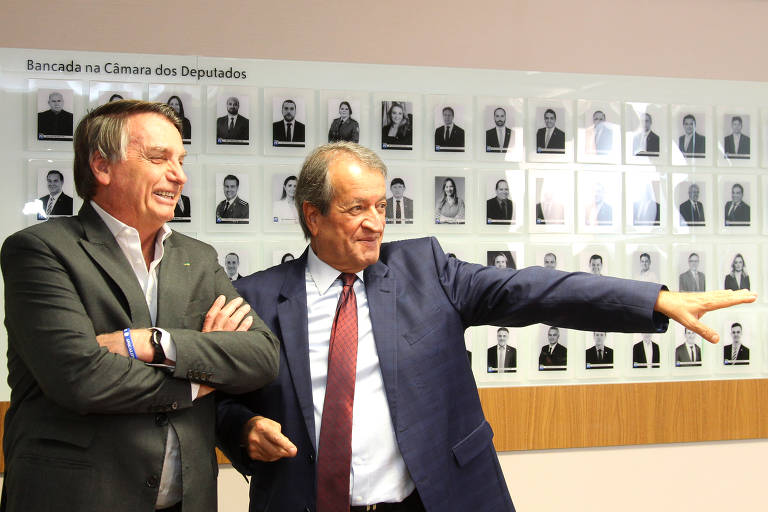 O ex-presidente Jair Bolsonaro em 2023