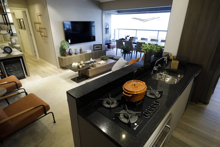 Cozinhas ganham lugar destaque nos novos apartamentos