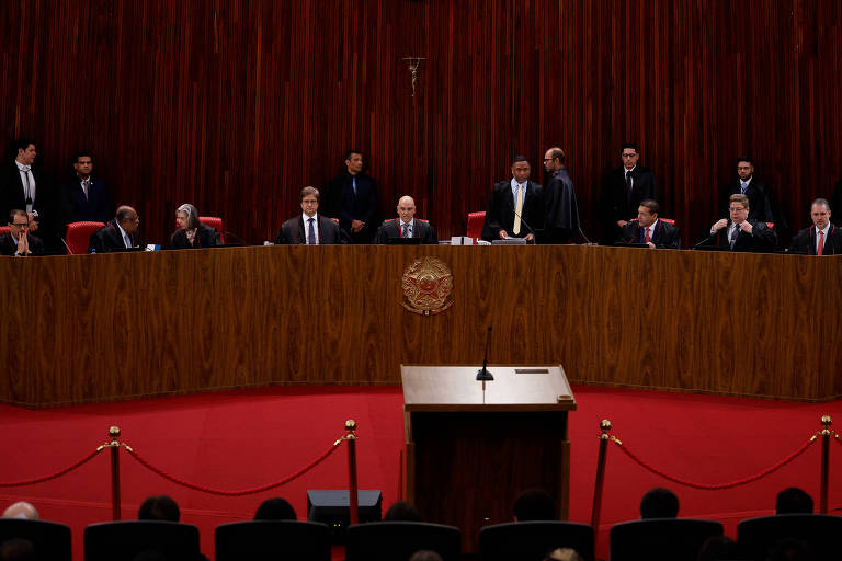 O plenário do TSE (Tribunal Superior Eleitoral), em Brasília