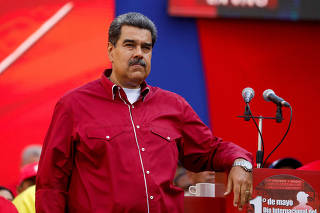 FILE PHOTO: May Day celebrations in Caracas