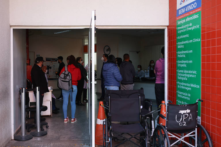 Entrada da UPA 26 de agosto, na zona leste de São Paulo, que participa de programa para a redução do tempo de diagnóstico do início de tratamento de pacientes com sintomas de infarto