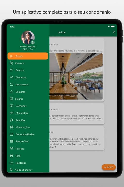 Aplicativo Conviver MRV; ferramenta conecta moradores com síndico e administradora do condomínio
