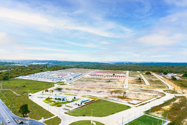 Imagem área de bairro inteligente planejado em Natal