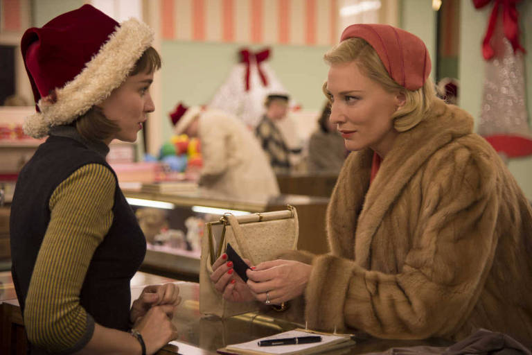 Cena de 'Carol', com Rooney Mara e Cate Blanchett