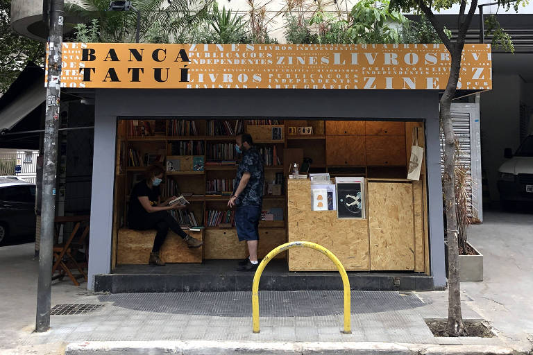 Entrada da Banca Tatuí, espaço cultural reaberto na Vila Buarque