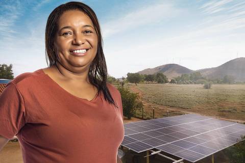 A produtora rural Eleni de Souza Cardoso, que se beneficiou do programa Agroamigo Sol