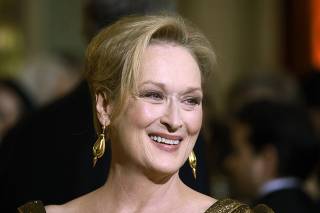 Streep, best actress nominee for her role in 