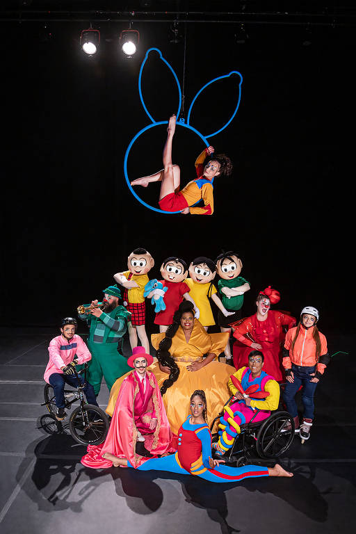Imagens do espetáculo Circo Turma da Mônica