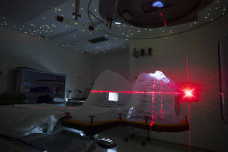 Sala de radioterapia no Icesp (Instituto do Câncer do Estado de SP)