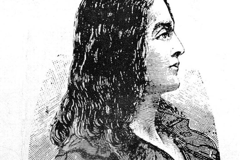 Gravura retrata o poeta português Tomás Antônio Gonzaga