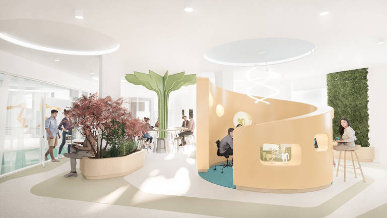 Espaço da Escola Eleva, que será inaugurada no prédio onde funcionou o Instituto Belas Artes