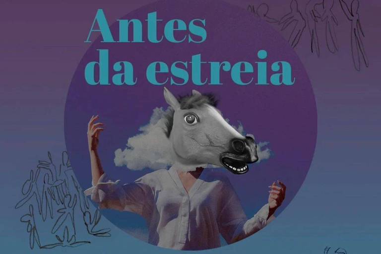 Flyer da peça 'Antes da Estreia', de Elisa Band