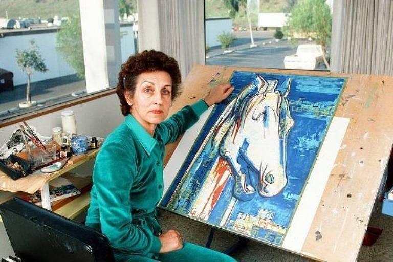 A artista Françoise Gilot