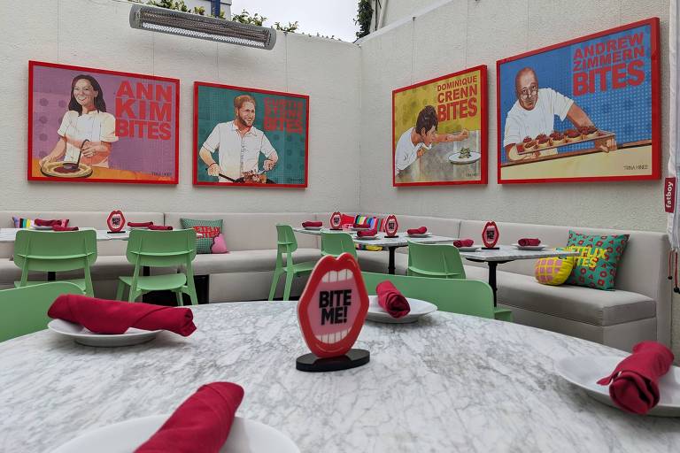 Bites é o primeiro restaurante da Netflix, que abriu sexta-feira (30) em Los Angeles