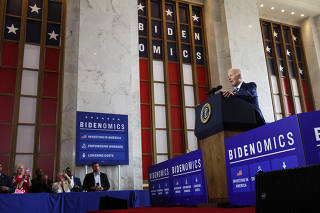 U.S. President Joe Biden visits Chicago