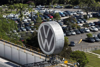 Volkswagen's factory is seen in Sao Bernardo do Campo, Sao Paulo state