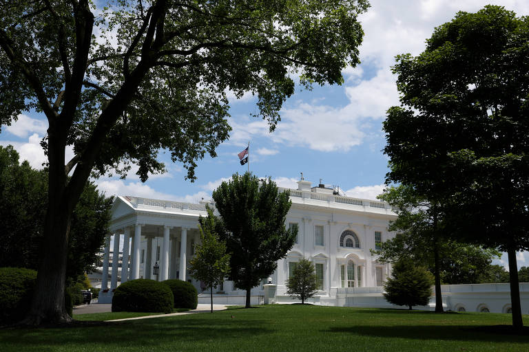 A Casa Branca, em Washington, nos Estados Unidos 