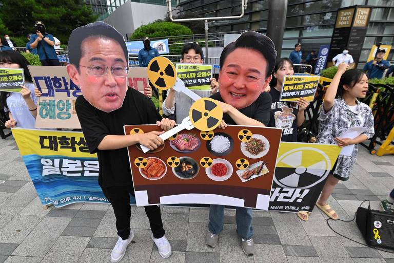 Moradores resistem a despejo no mar de água do acidente de Fukushima; agência internacional dá aval