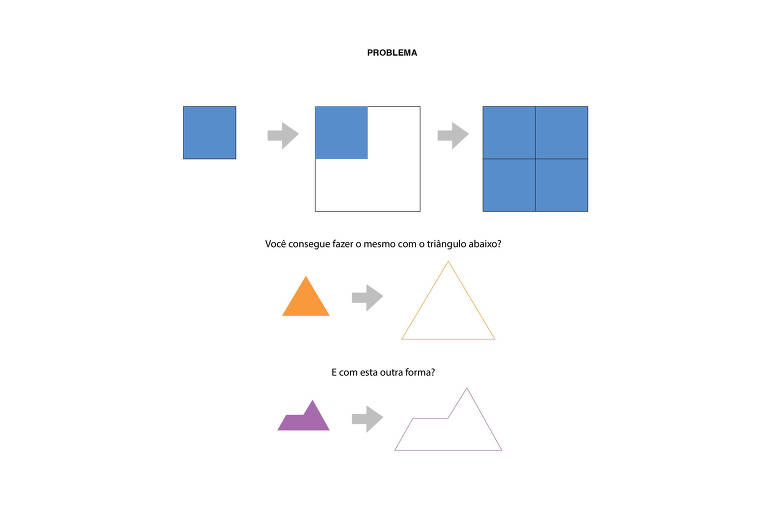 Desafios de Matemática: construa um triângulo maior com outros pequenininhos