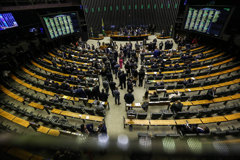 Plenário da Câmara no dia da votação da Reforma Tributária