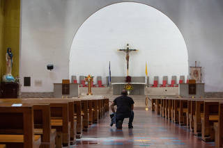FILE PHOTO: Nicaragua police ban Catholic procession in Church crackdown