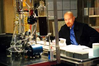 Publicity still shot of Emmy winner Bryan Cranston playing Walter White in the show Breaking Bad