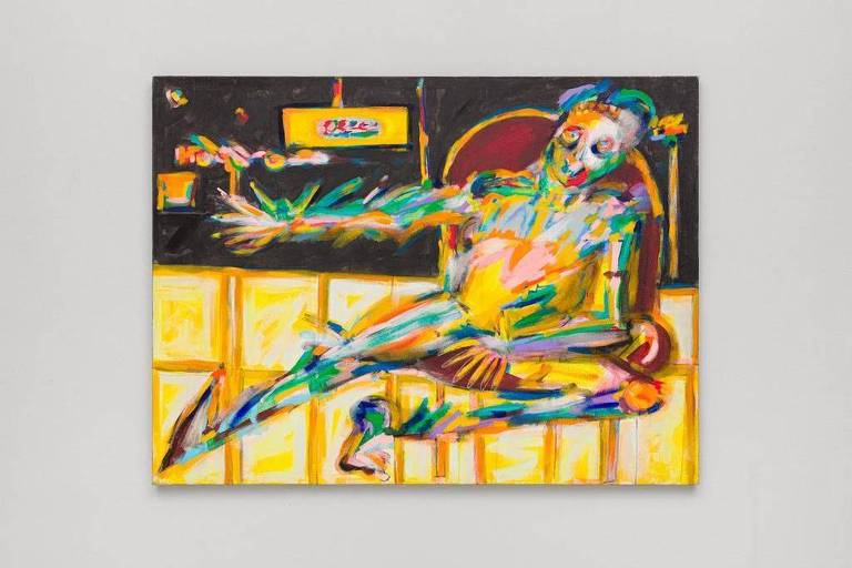 "Pintor no Estúdio", obra de 1992 de Ivald Granato, que estará na exposição "Seres"
