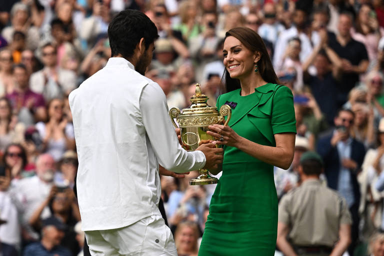 Final de Wimbledon entre Alcaraz x Djokovic