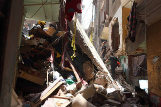 EGYPT-CAIRO-BUILDING COLLAPSE-AFTERMATH