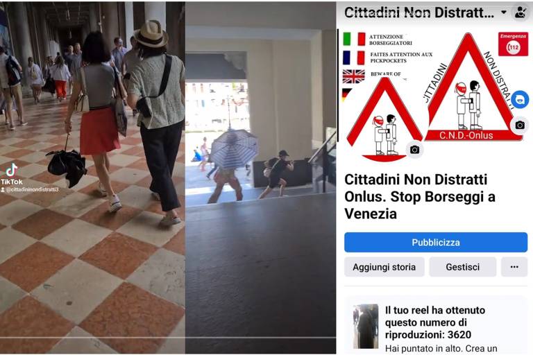 'Attenzione, Pickpocket': mulher expõe supostas batedoras de carteira em Veneza e viraliza