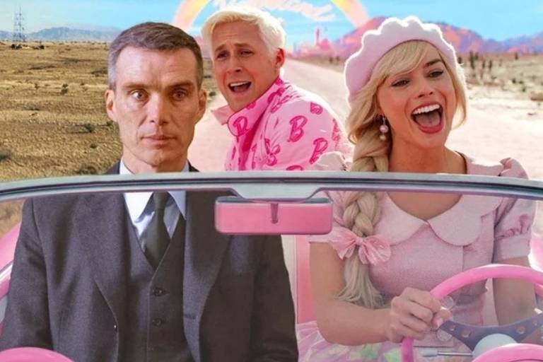 Memes que brincam com as estréias de "Barbie" e "Oppenheimer" viralizam nas redes sociais