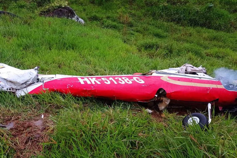 Queda de avião na Colômbia mata 5 políticos da oposição e o piloto