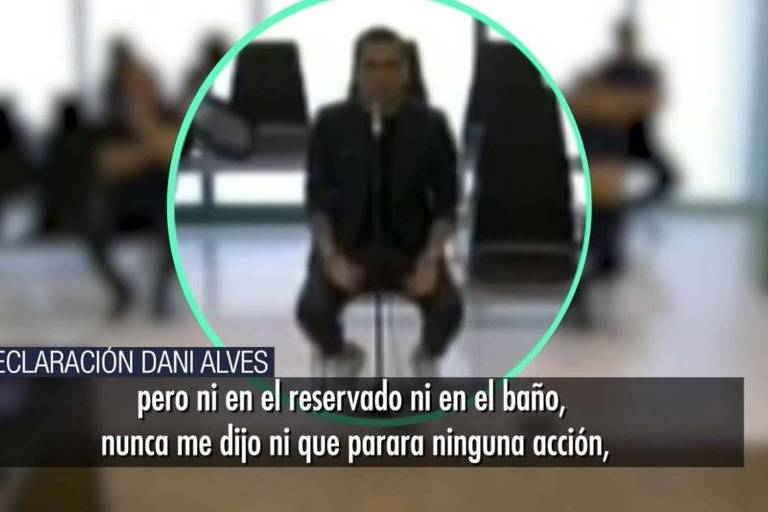 Primeira imagem de Daniel Alves após prisão é exibida pela TV espanhola