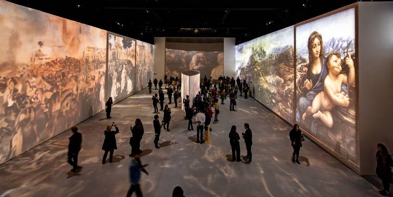 Veja imagens da exposição de Leonardo da Vinci em São Paulo