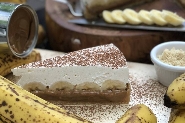 Veja como fazer uma torta banoffee equilibrada e que nem precisa ir ao forno