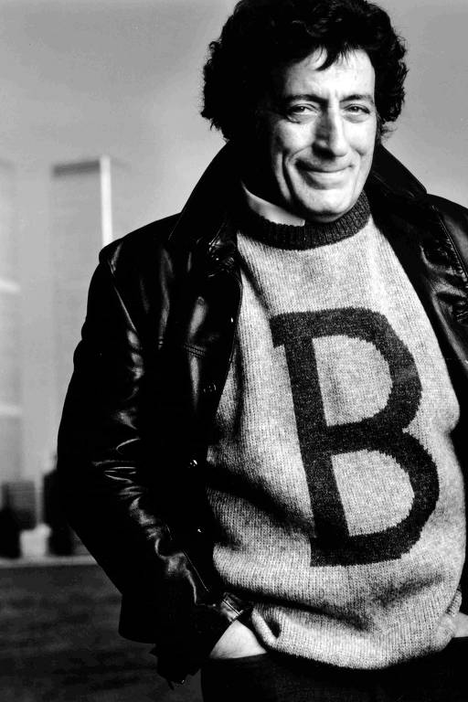 O cantor de jazz americano Tony Bennett