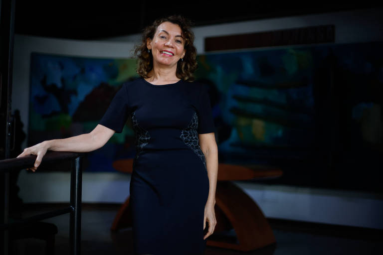 Elizabeth Hernandes, especialista de políticas públicas e gestão governamental, no Museu da Imprensa, em Brasília 