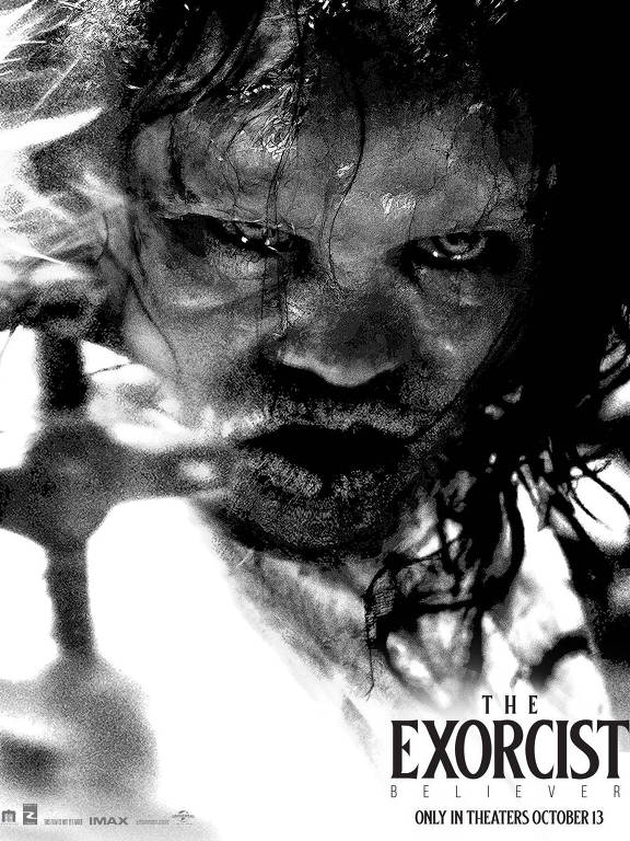 Cartaz do filme 'O Exorcista: O Devoto', continuação da famosa franquia de horror