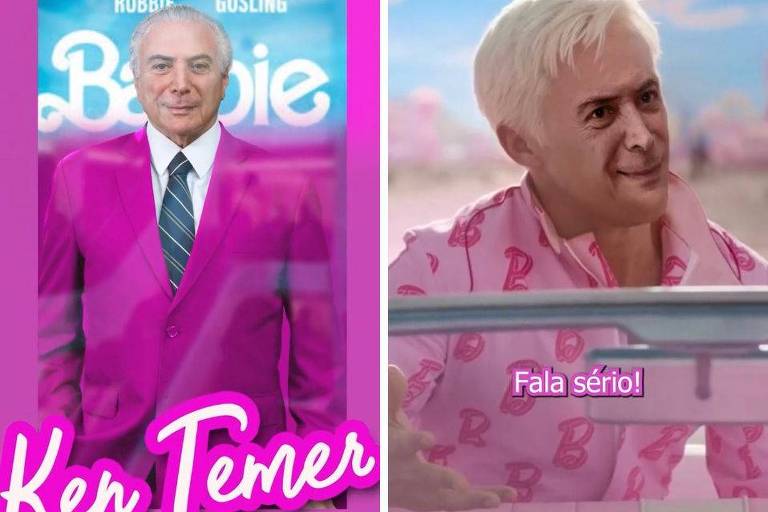 O ex-presidente do Brasil Michel Temer publicou um vídeo no qual aparece como 'Ken', de 'Barbie'