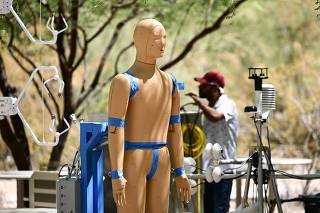 ANDI the sweating robot helps humans battle heat waves