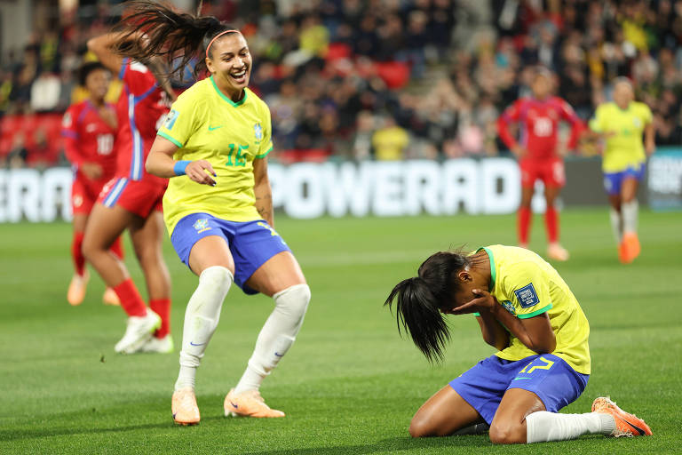 Ary Borges chora após seu gol, o primeira dela e do Brasil: Que momento! 