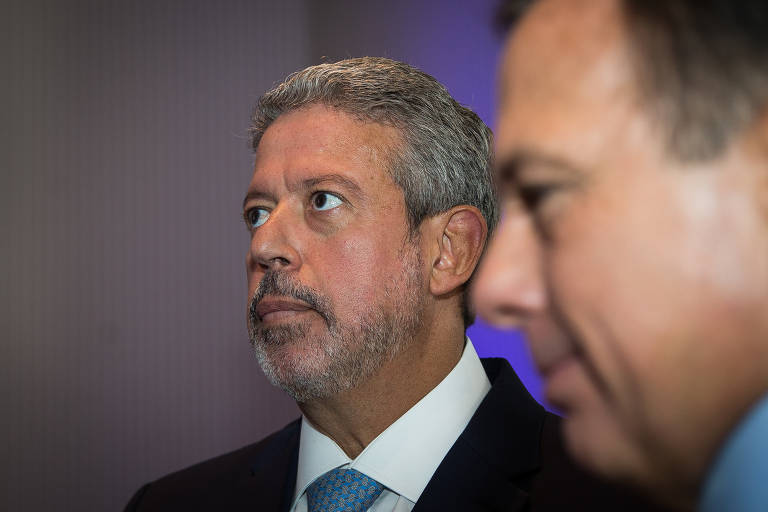 O presidente da Câmara dos Deputados, Arthur Lira (PP-AL) e o ex-governador de São Paulo João Doria