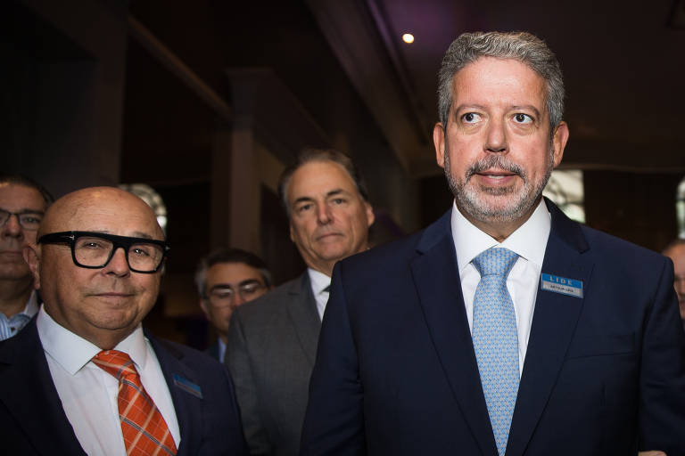 O empresário Washington Cinel e o presidente da Câmara dos Deputados, Arthur Lira (PP-AL)