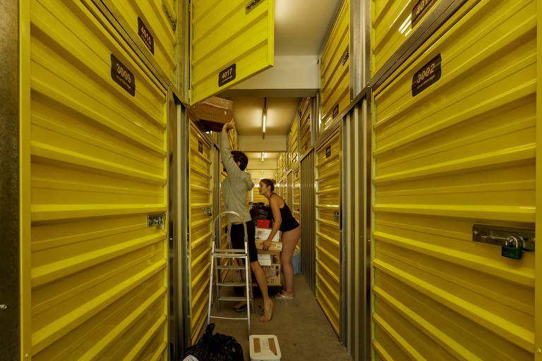 Os locatários podem guardar itens para quando se mudarem para um imóvel maior ou que pretendem vender